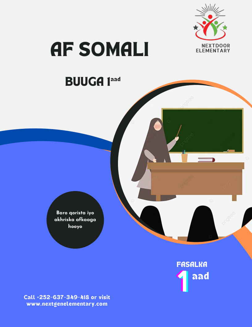 Grade 1 AF Somali Book 1