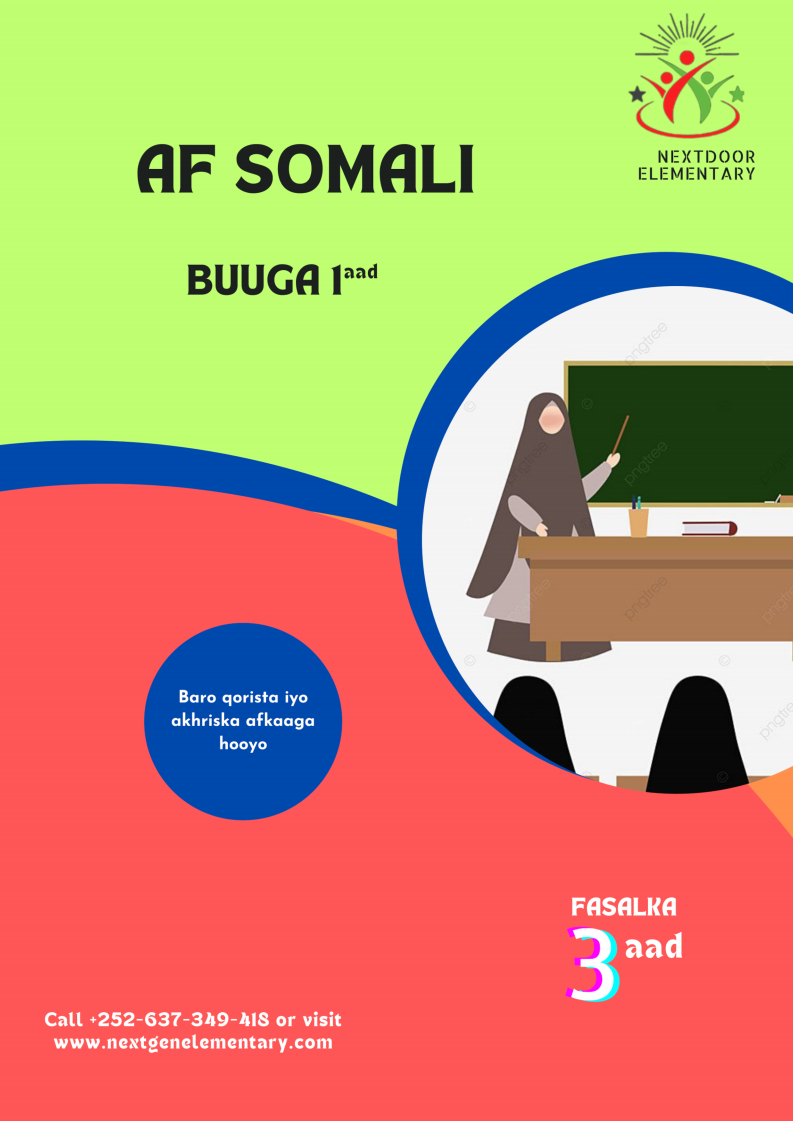 Grade 3 AF Somali Book 1