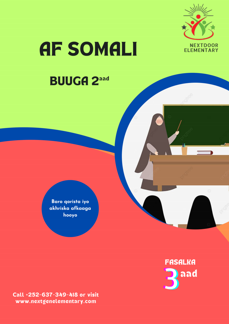Grade 3 AF Somali Book 2