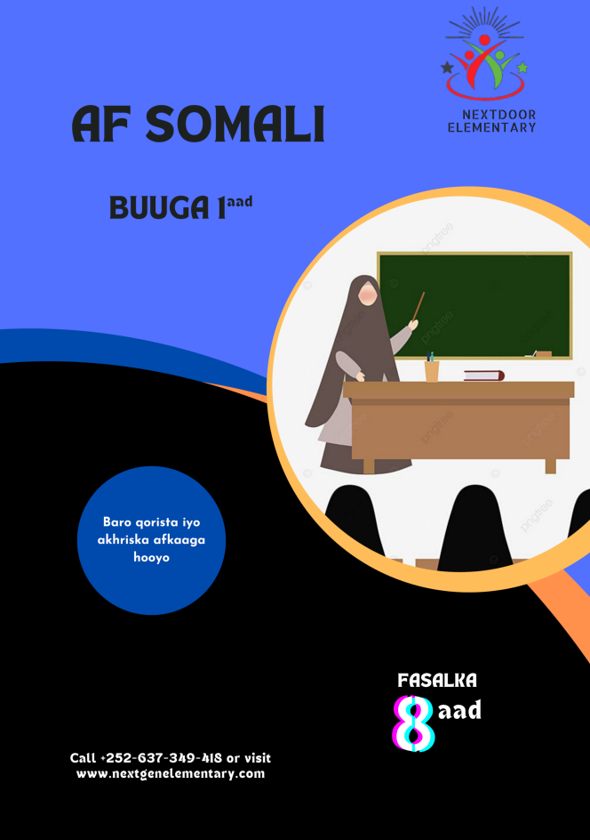 Grade 8 AF Somali Book 1